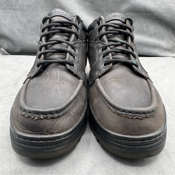 Timberland Heritage Mid Lace GORE-TEX Boots Men’s Size 9.5 Black Hiking - Picture 9 of 15